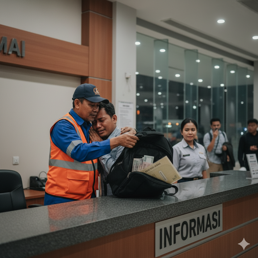 Petugas Kebersihan Terminal Terpadu Pulo Gebang